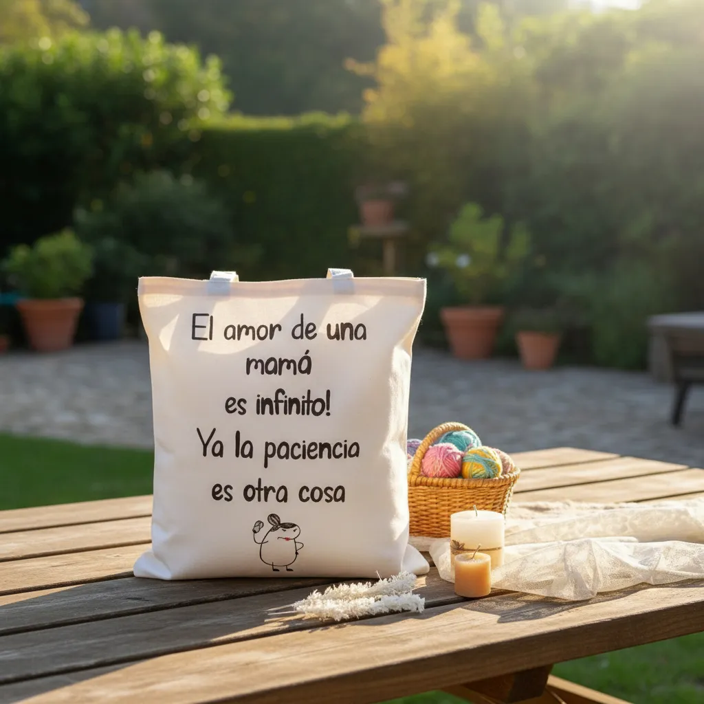 👜 Bolsa "Amor de mama" - Imagen 4